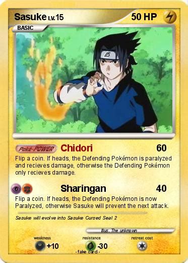 Pokémon Sasuke 2300 2300 Chidori My Pokemon Card