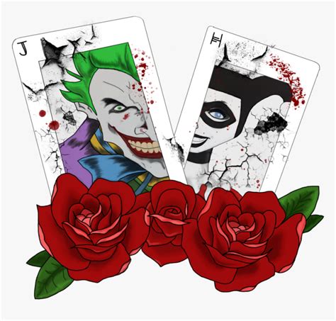 Transparent Harley Quinn Clipart Joker And Harley Quinn Drawings Hd