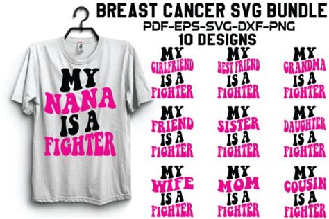 Breast Cancer SVG Bundle Graphic By Creativekhadiza124 Creative Fabrica