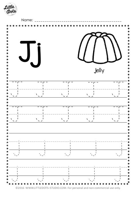 Free Letter J Tracing Worksheets Letter Worksheets For Preschool