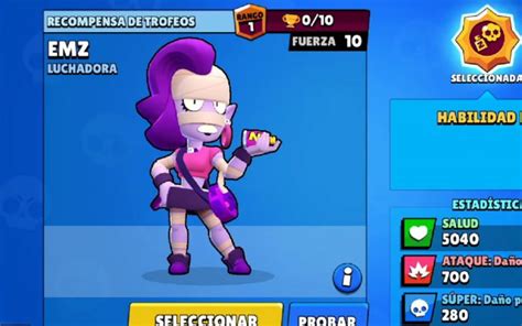 Emz was a bit of a challenge, took a little while to get her hair flow/style right and she came with a whole bunch of accessories! Emz llega roto a Brawl Stars, un vistazo a sus estadísticas
