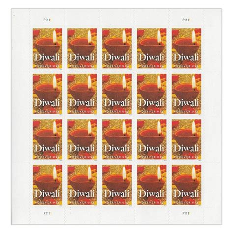 2016 Usps Festival Of Diwali Forever Stamps 100pcspack Welcome Usps