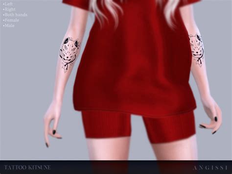 The Sims Resource Tattoo Kitsune