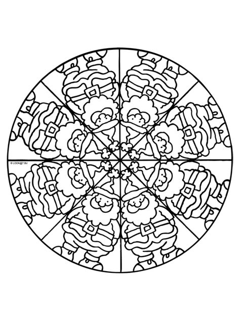 Kleurplaat Dieren Kleurplaat Mandala » Animaatjes.nl