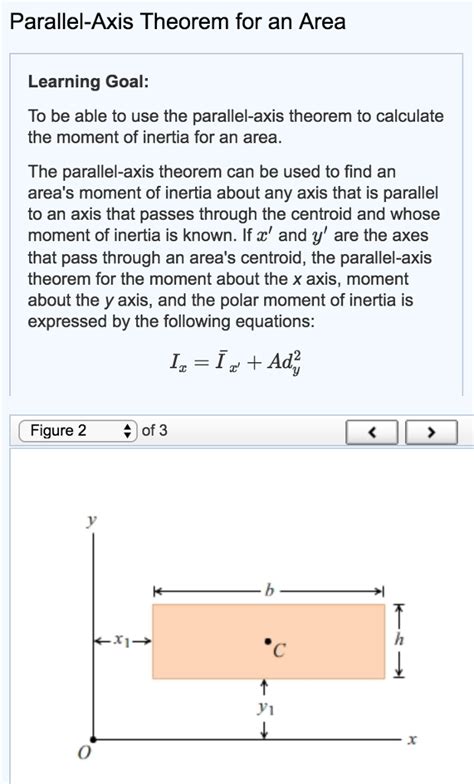 Solved: Parallel-Axis Theorem For An Area Learning Goal To... | Chegg.com
