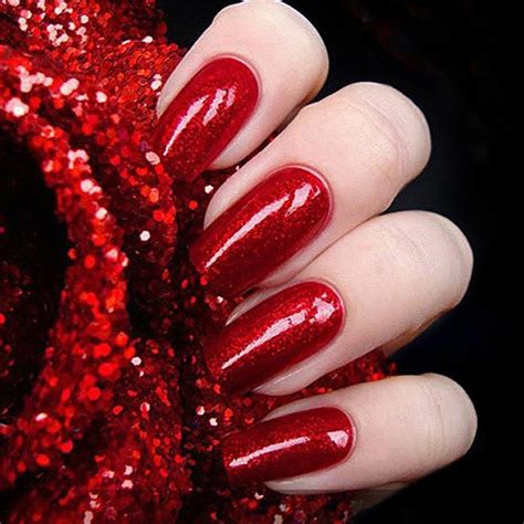 Red Gel Varnish For Nails Art Uv Led Gel Nail Polish With Diamond Flash