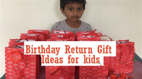 These days, no birthday party is complete without a little return gift to ensure a smile on little guests' faces as they return home. Birthday Party Return Gift Ideas for Kids Preschool kids B ...