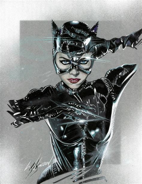 Michelle Pfeiffer As Catwoman By Rikwilkinsonartist On Deviantart