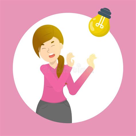 Woman With Photophobia Migraine And Light Sensitivity Stock Vector