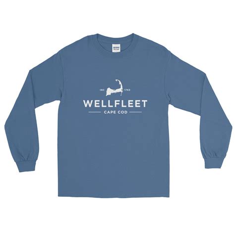 Wellfleet Cape Cod Long Sleeve T Shirt Wellfleet Long Sleeve T Shirt