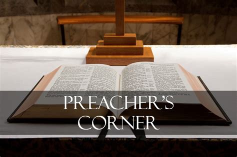 Preachers Corner Ryan A Lawrence