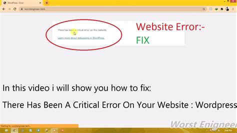 Solved There Has Been A Critical Error On This Website Error While Updating Wordpress Plugin