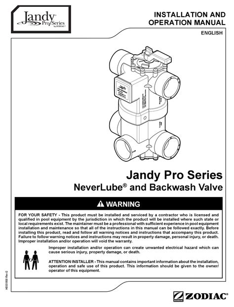 Zodiac Jandy Pro Series Installation And Operation Manual Pdf Download