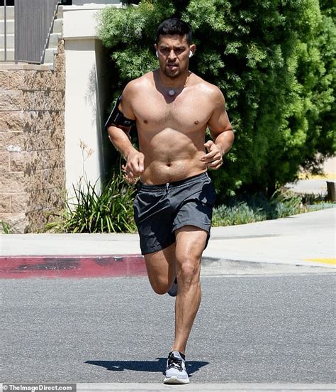 Wilmer Valderrama Shows Off His Toned Torso As He Goes For