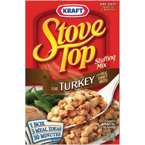 Stove Top Stuffing Mix For Turkey 6 Oz Stove Top Stuffing Mix