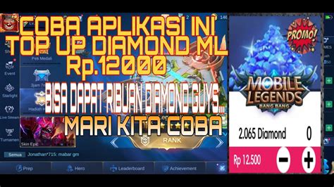 Segera top up diamond di lapakgaming.com. APLIKASI TOP UP DIAMOND MURAH MOBILE LEGENDS MARI KITA TES ...