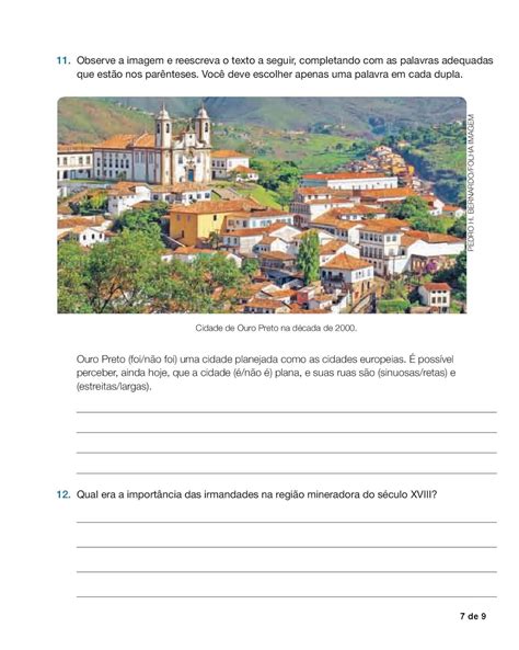 Atividade De Historia 8 Ano