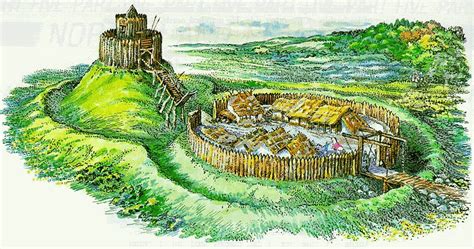 Motte And Bailey Castle Motte And Bailey Castle Medieval Castle