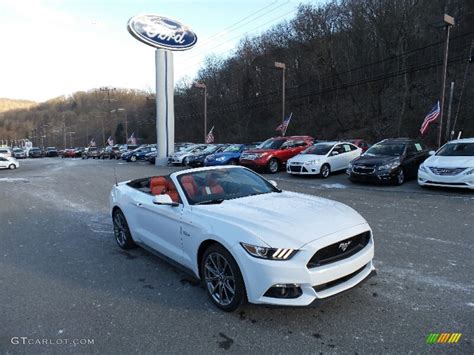 2016 Oxford White Ford Mustang Gt Premium Convertible 110003823 Photo