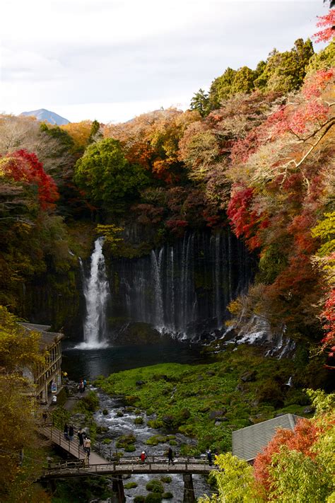 Autumn Shiraito Falls Fujinomiya Japan Photo On Sunsurfer