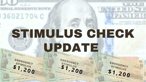Stimulus Check Update Latest Update On Second Stimulus Check Youtube