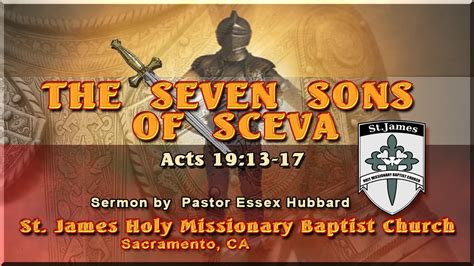 The Seven Sons Of Sceva Acts 1913 17 Youtube