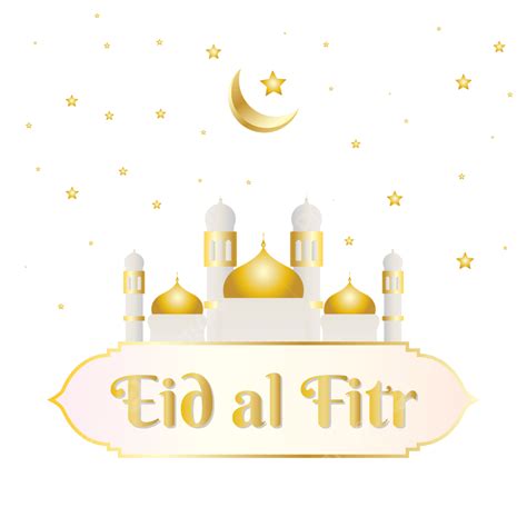 Eid Al Fitr Vector Design Images Eid Al Fitr With Golden Gradient