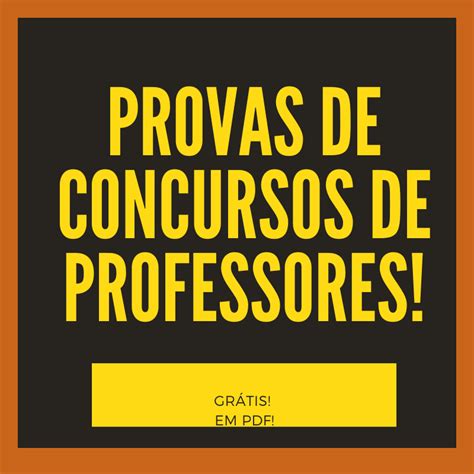 Questões De Concurso Para Professor