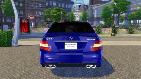 Oceanrazr Mercedes Benz C63 Amg 2010 Update • Sims 4 Downloads
