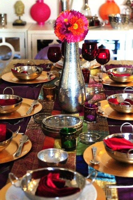 Maybe you would like to learn more about one of these? Beautiful Indian inspired table | Indian dinner, Indian table, Dinner table setting