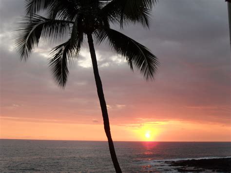 Big Island Hawaii Sunset Island Travel Big Island Sunset