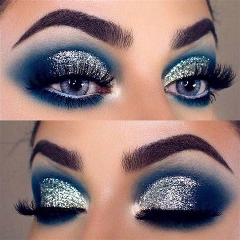 70 Stunning Blue Glitter Eyeshadow Makeup Designs For Prom Page 52 Of