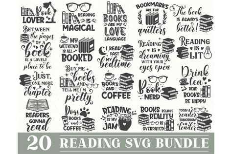 Reading SVG Bundle, Book Svg, Books SVG Bundle, Book Lover (887670