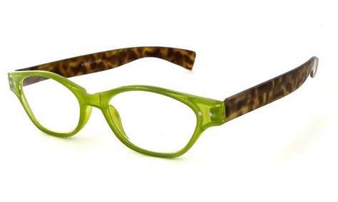 Calabria R544s Designer Eyeglasses In Green Tortoise Rx Bi Focal