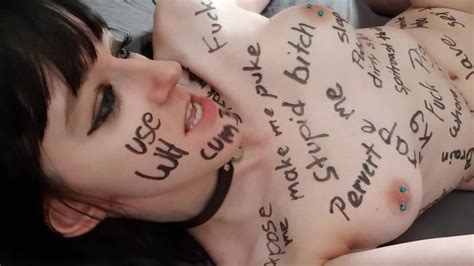 Slut Body Writing Telegraph