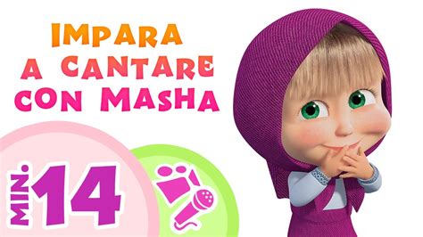 Masha E Orso Musica 👱‍♀️🎵 Impara A Cantare Con Masha 🎤 Migliori Canzoni E Karaoke Per Bambini