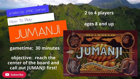 How To Play Jumanji The Board Game Youtube