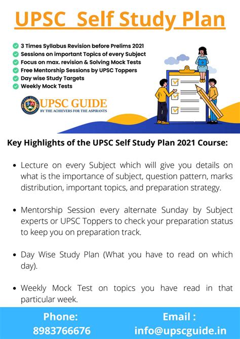 Upsc Self Study Plan By Upsc Guide Issuu