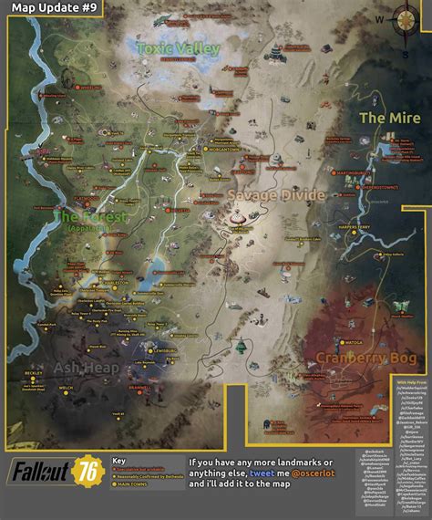 Fallout 76 Map Update 9 Now With Higher Resolution Fo76