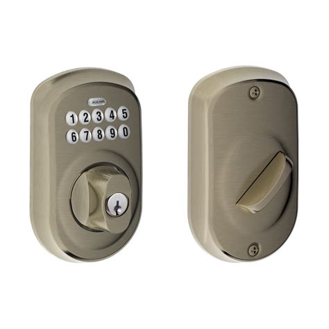 Schlage Be365 Ply Plymouth Electronic Keypad Single Cylinder Deadbolt