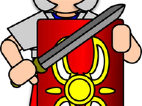 Roman Legion Clipart Roman Guy Roman Soldier Clipart Png Download