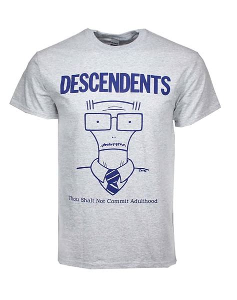 descendents thou shalt not commit adulthood t shirt small reverb