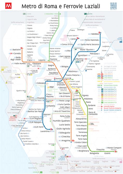 Rome Metro Map On Behance