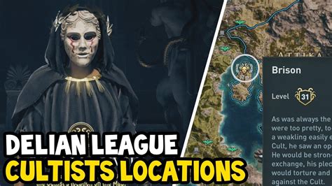 Assassin S Creed Odyssey All Delian League Cultist Location
