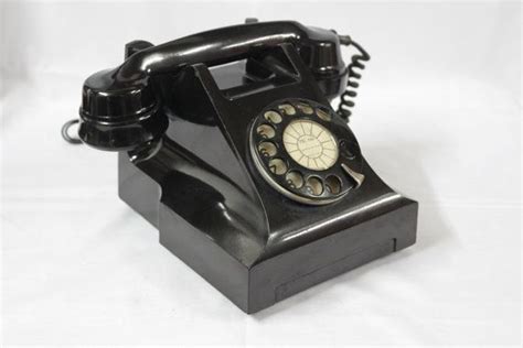 Vintage Antique Retro Rotary Dial Bakelite Phone Circa 1950 Etsy