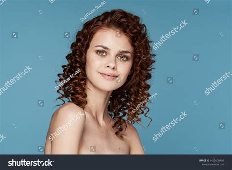 Cute Gay Woman Curly Hair Nude Stock Photo Shutterstock