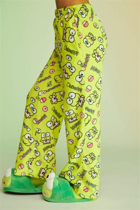 Hello Kitty And Friends Keroppi Pajama Pants Forever 21 Cute Pajama