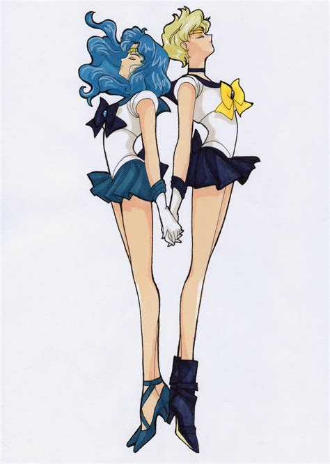 Sailor Neptune Sailor Uranus By Ladymadge On Deviantart