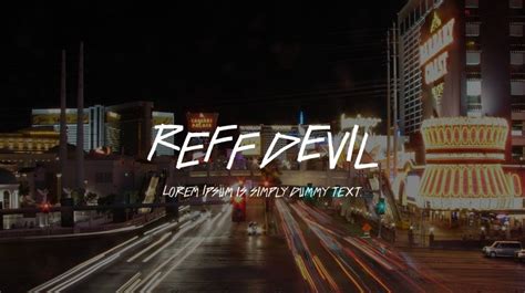 Reff Devil Font Download Free For Desktop And Webfont