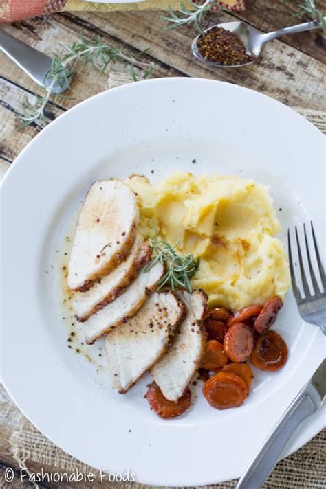 Let stand 5 minutes before slicing. Apple Glazed Pork Tenderloin and Carrots {with Roasted ...